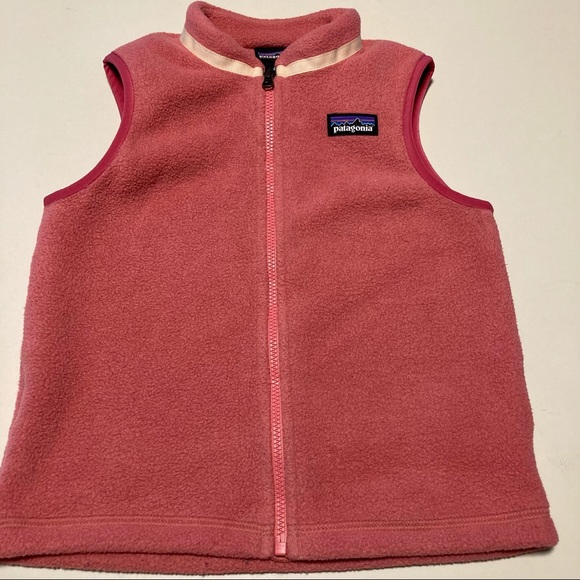 Patagonia Other - Patagonia Synchilla Vest Pink 4t Girls